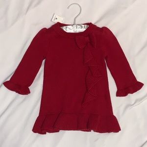 NEW! Baby Gap 3-6 Red Knit Dress!